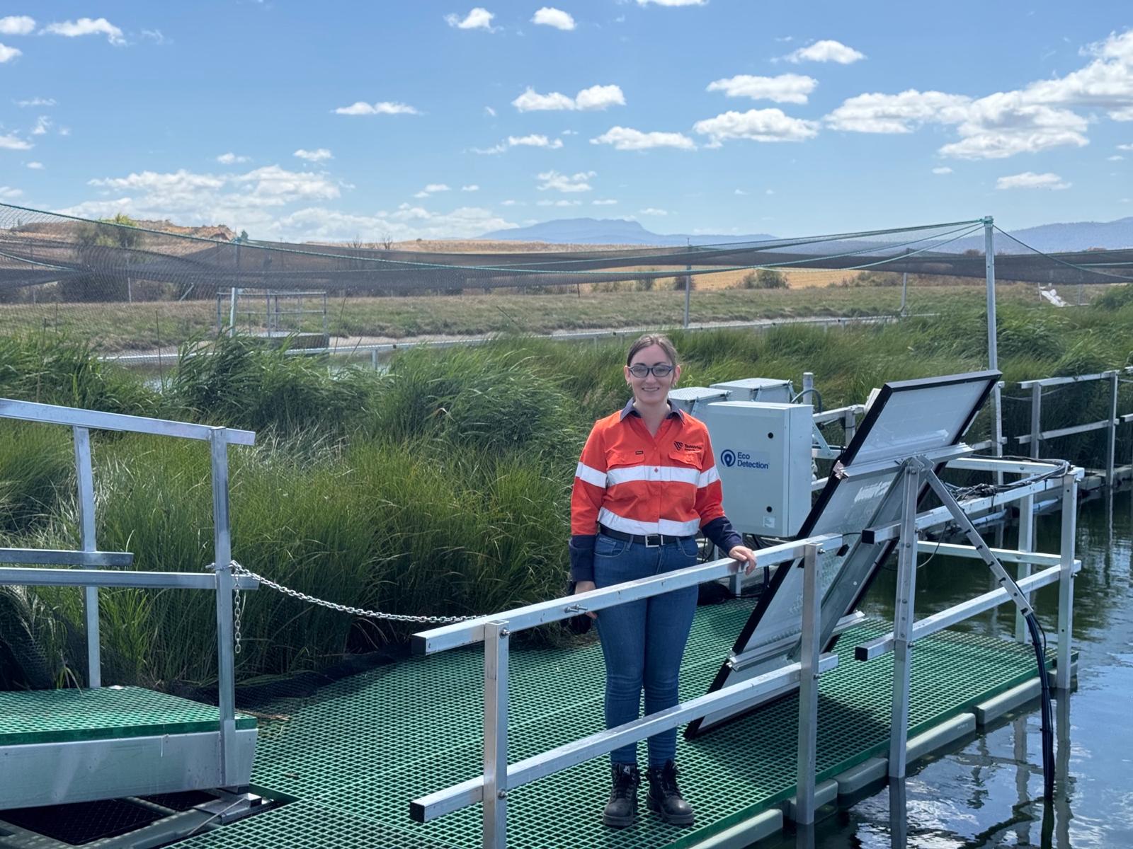 Proud to work with TasWater on Innovative Floating Wetlands Program